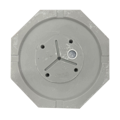 Sunnydaze Modern Faceted Polyresin Outdoor Planter - Gray - Set of 4