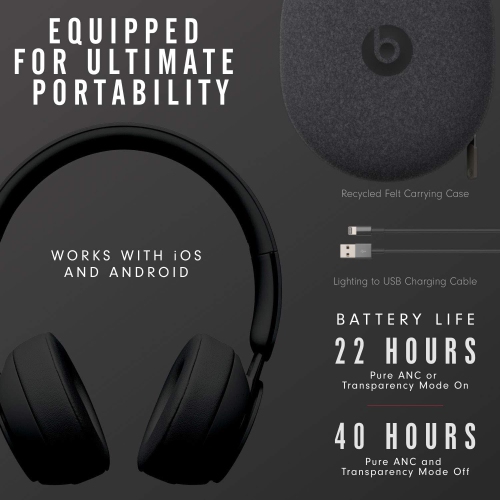 Beats Solo Pro Wireless Noise Cancelling Bluetooth On-Ear Headphones
