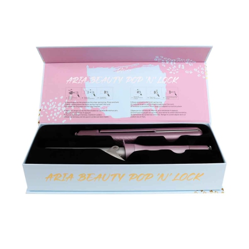 Aria - Pop n’ Lock Interchangeable Straightener/Curling Iron Set