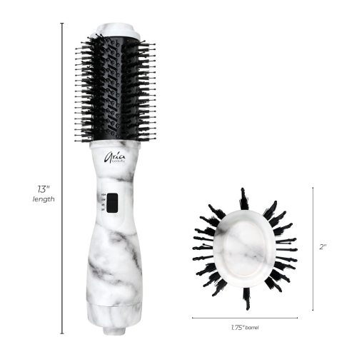 Aria - Marble Blowdry Brush - GRAY