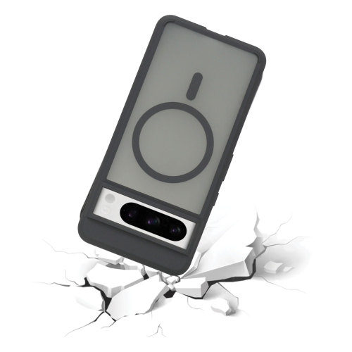 TUFF8 GlideGuard Fitted Hard Shell Case with MagSafe for Google Pixel 8 Pro - Smoke Black