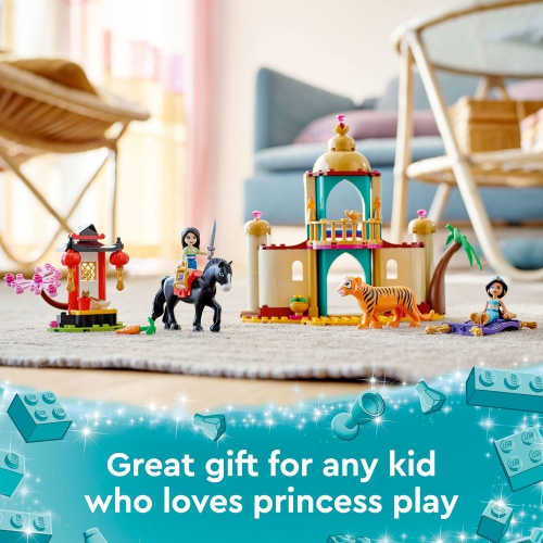 LEGO Disney Jasmine and Mulan's Adventure 43208 Building Kit