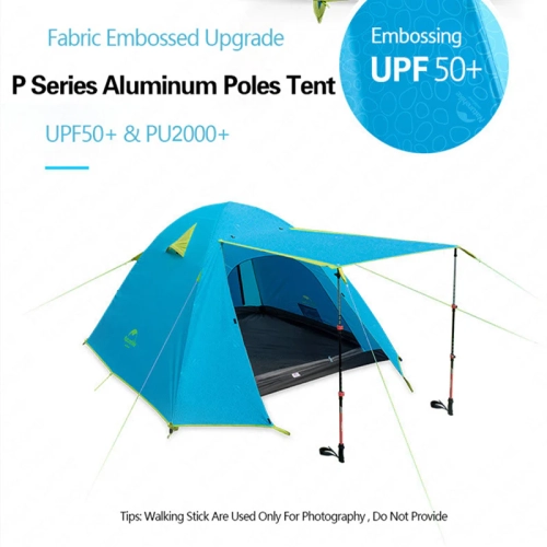 Naturehike P-Series Aluminum Pole Tent | Tent Camping Backpacking & Hiking(Blue)