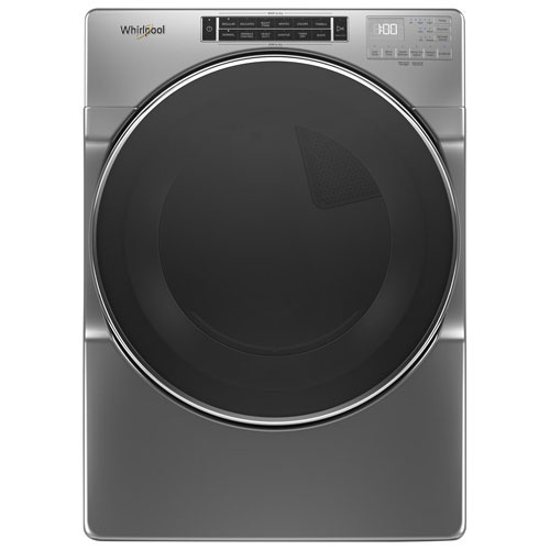 Open Box - Whirlpool 7.4 Cu. Ft. Electric Steam Dryer - Chrome Shadow - Perfect Condition