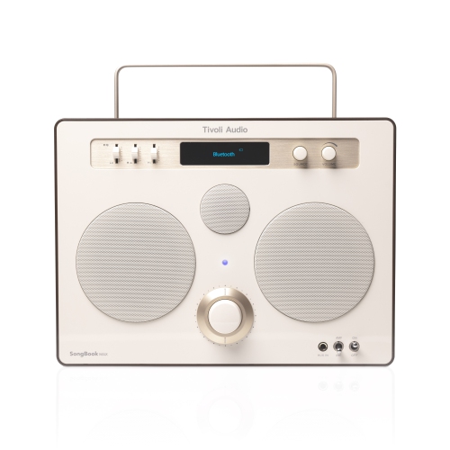 Tivoli Audio Songbook MAX, système audio Bluetooth de qualité supérieure avec FM, entrée auxiliaire de 1⁄4 po et préamplificateur intégré