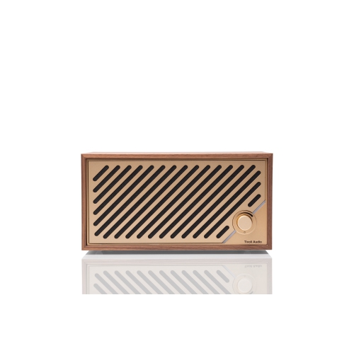 Tivoli Audio Model Two Digital Wi-Fi Streaming Smart Speaker - Walnut/Gold