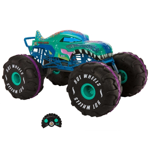 HOT WHEELS  Rc Monster Trucks Mega-Wrex In 1:6Th Scale, Extra Large Remote-Control Toy Truck, More Than 2Ft Long