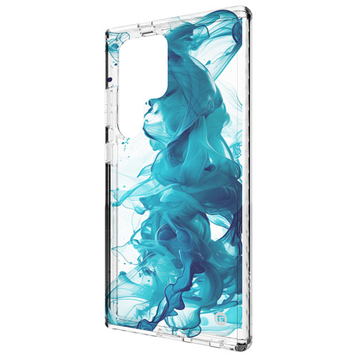 CLCKR Topaz Fitted Hard Shell Case for Galaxy S24 Ultra - Blue/Clear