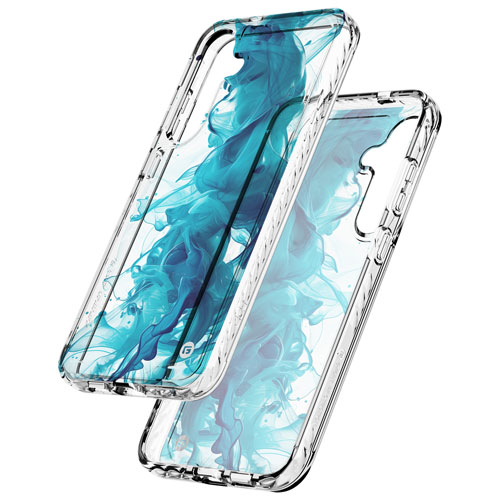CLCKR Topaz Fitted Hard Shell Case for Galaxy S24+ (Plus) - Blue/Clear