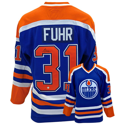 Frameworth Edmonton Oilers Replica Blue Vintage Fanatics Jersey