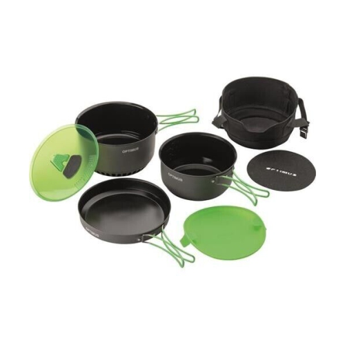 Optimus Terra Camp 4xPot Set | Highly efficient non-stick cookware Outdoor