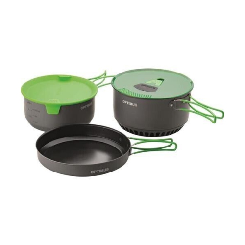 Optimus Terra Camp 4xPot Set | Highly efficient non-stick cookware Outdoor