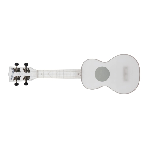 Kala Waterman Soprano Ukulele - Frosted Glass Transparent