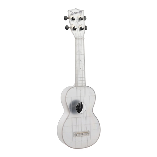 Kala Waterman Soprano Ukulele - Frosted Glass Transparent