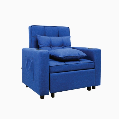LBT Rilas Multi-Function Sofa Bed Chair - Blue