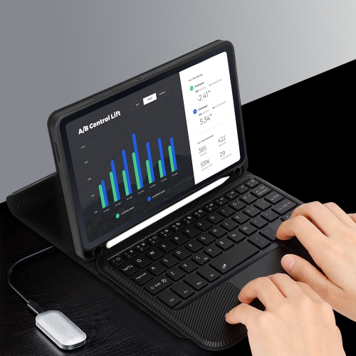 SaharaCase - Keyboard Case with Mouse Pad for Samsung Tab A9 - Black