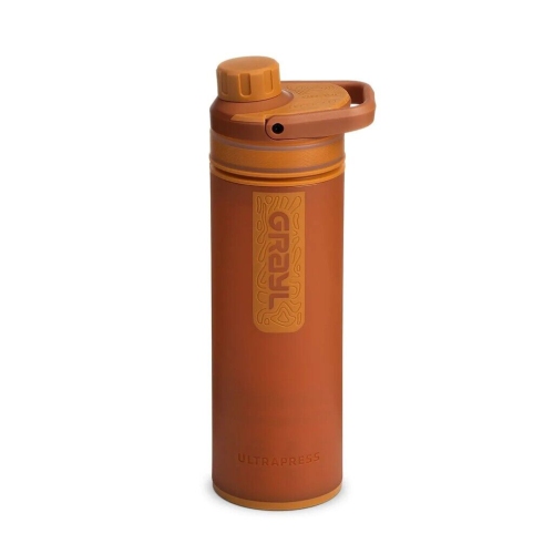 GRAYL  Ultrapress Water Purifier Bottle - 16.9OZ/500Ml Mojave Rock Water Filter In Red Works great, looks great