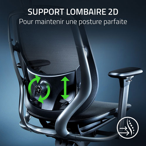 Razer Fujin Pro Ergonomic Mesh Gaming Chair - Black