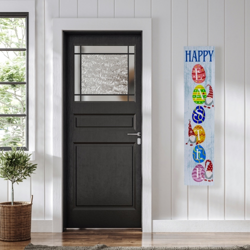 Gnome Happy Easter Porch Board Sign - 35.75"