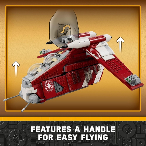 LEGO Star Wars: The Clone Wars Coruscant Guard Gunship 75354 Buildable Star Wars Toy for 9 Year Olds, Including Chancellor Palpatine, Padme and 3