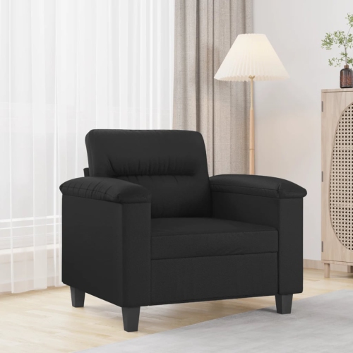 vidaXL Sofa Chair Black 60 cm Faux Leather