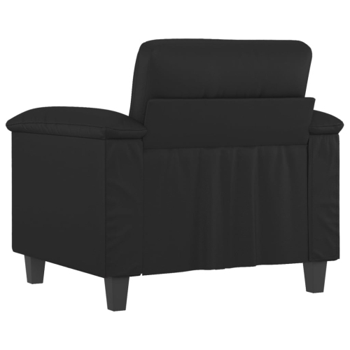 vidaXL Sofa Chair Black 60 cm Faux Leather