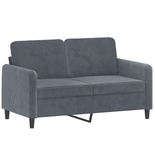 VIDAXL  2-Seater Sofa Dark 120 Cm Velvet In Grey