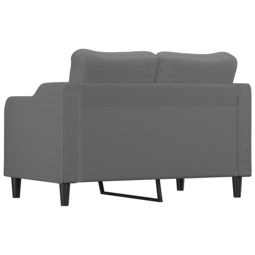 vidaXL 2-Seater Sofa Dark Grey 120 cm Fabric