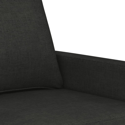 vidaXL 3-Seater Sofa Black 180 cm Fabric
