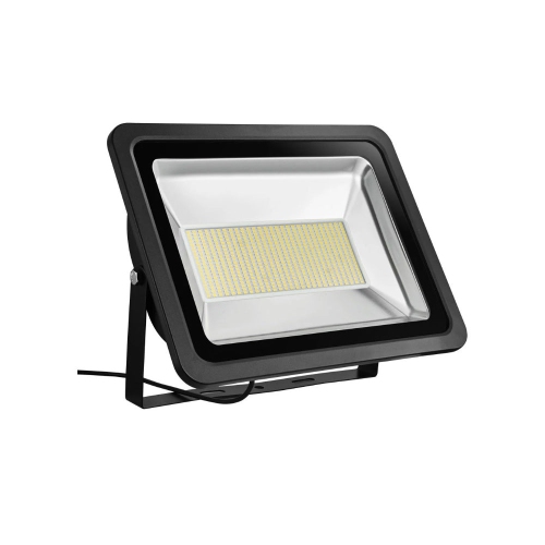 STRAK  Led Flood Light Fixture 50Watt = 250W, 2300 Lumens, Ip65 Waterproof All Metal -Dlc, Cool (5000K) In White