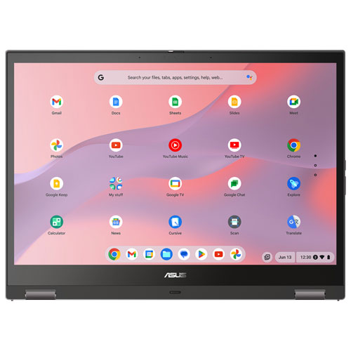 ASUS CM34 Flip 14" Touchscreen Chromebook Plus w/ 1 year of Gemini Advanced (AMD Ryzen 5 7520C/256GB SSD/8GB RAM)