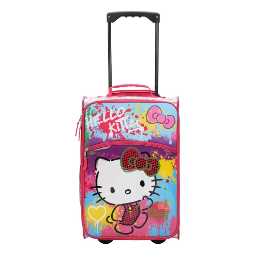 BIOWORLD  "hello Kitty Paint Splatter 18"" Kids Suitcase"