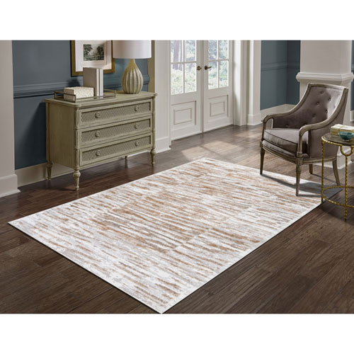 Jade 5' x 8' Area Rug - Grey/Cream/Beige