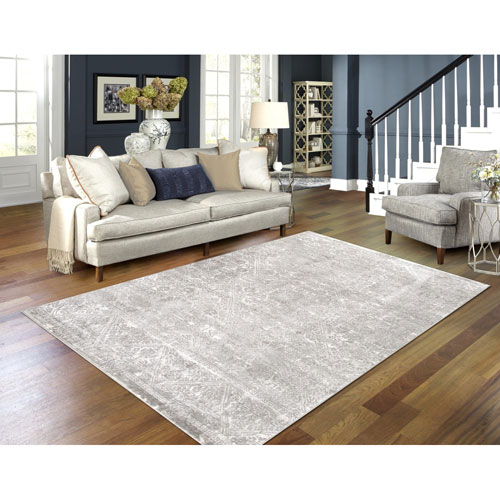 Slate Peak 5' x 8' Area Rug - Grey