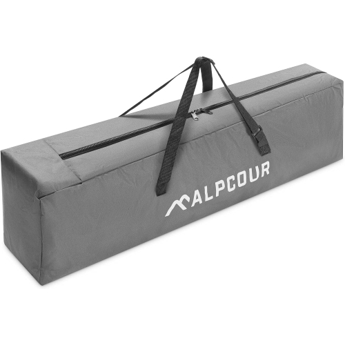 Alpcour Camping Cot & Chair Bag - 42-Inch Heavy Duty Polyester - Grey