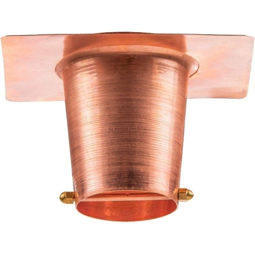Marrgon 2 Inch Copper Gutter Adapter - Rain Chain Hanger & Diverter