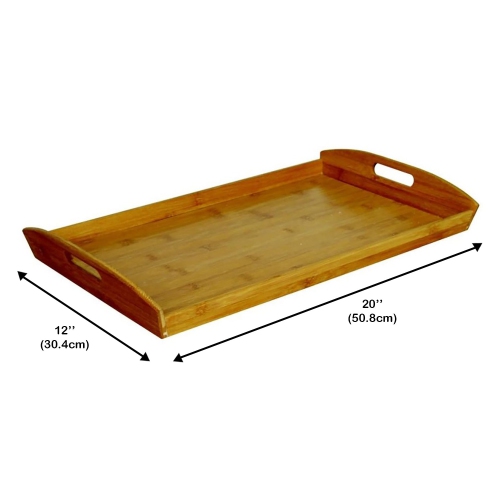 ITY International - Large Bamboo Serving Tray, 20" Width