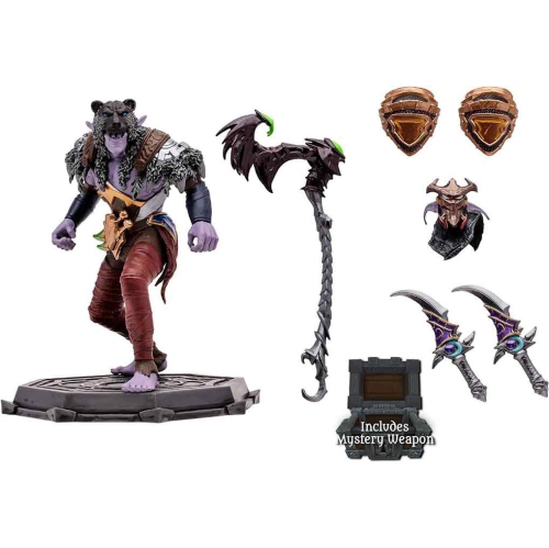 World Of Warcraft 7 Inch Static Figure Epic Wave 1 - Elf Druid & Rogue
