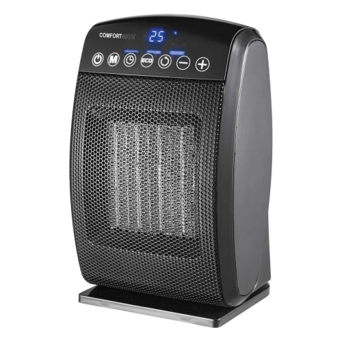 Comfortmate – Chaufferette céramique numérique MIC1500 avec 3 réglages de chauffage 500&nbsp;W, 1000&nbsp;W, 1500&nbsp;W