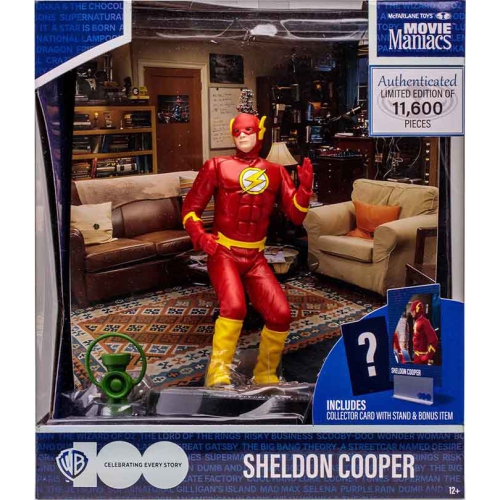 Movie Maniacs 6 Inch Static Figure Wave 5 - Big Bang Theory Sheldon Cooper Flash Costume