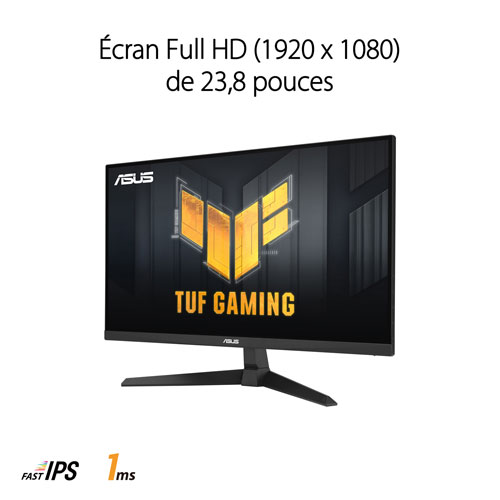 ASUS TUF 23.8" FHD 180Hz 1ms GTG IPS LED FreeSync Gaming Monitor (VG249Q3A)