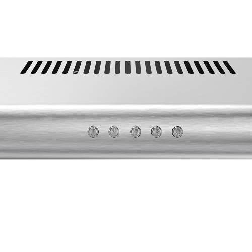 Streamline 30 in. Giovanni Convertible Undermount 80 CFM Range Hood in Brushed Stainless Steel with Mesh Filters, Push Button Control, LED Light
