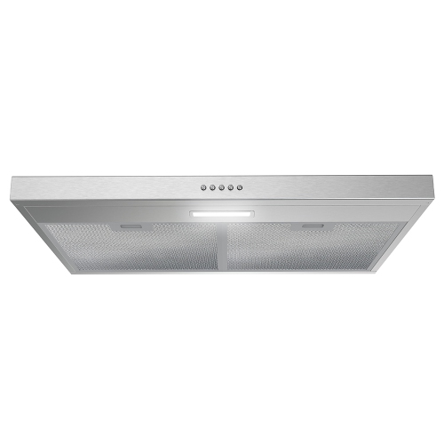 Streamline 30 in. Raffaele Convertible Undermount 80 CFM Range Hood in Brushed Stainless Steel with Mesh Filters, Push Button Control, LED Light