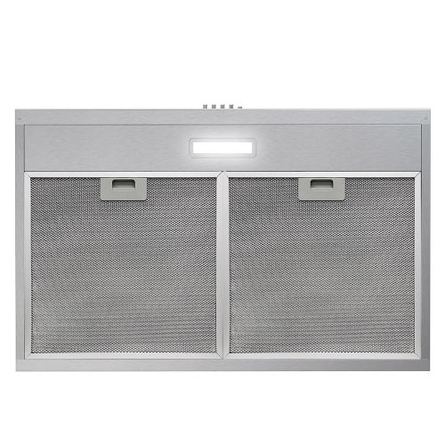 Streamline 30 in. Raffaele Convertible Undermount 80 CFM Range Hood in Brushed Stainless Steel with Mesh Filters, Push Button Control, LED Light