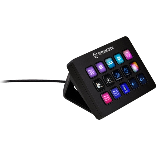 Elgato Stream Deck MK.2 Full-size Wired USB Keypad with 15 Customizable LCD  keys - Black
