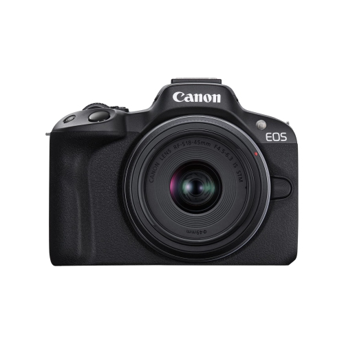 CANON  - Eos R50 Mirrorless Vlogging Camera (Black) W/rf-S18-45MM F4.5-6.3 Is Stm Lens