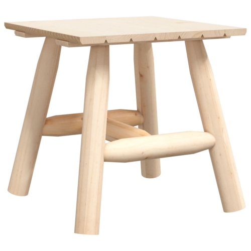 VIDAXL  Side Table 49X49X50 Cm Solid Wood Spruce