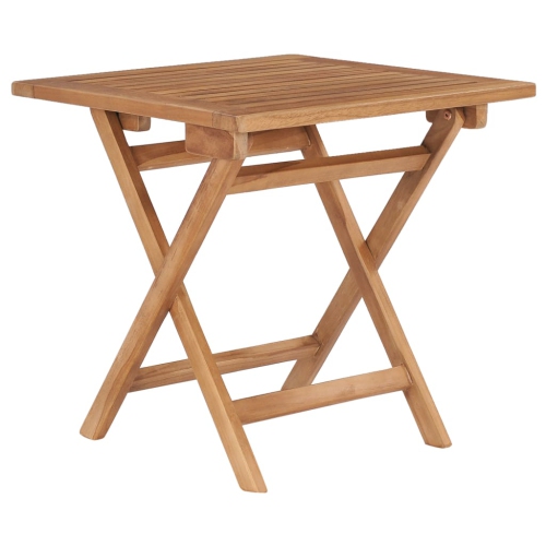 VIDAXL  Folding Garden Table 45X45X45 Cm Solid Teak Wood
