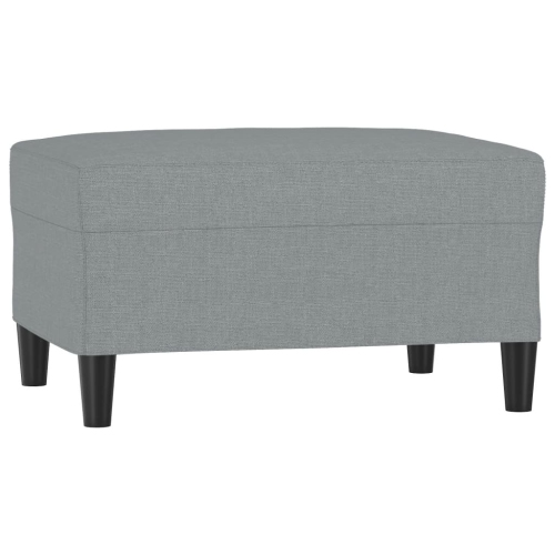 VIDAXL  Footstool Light 70X55X41 Cm Fabric In Grey
