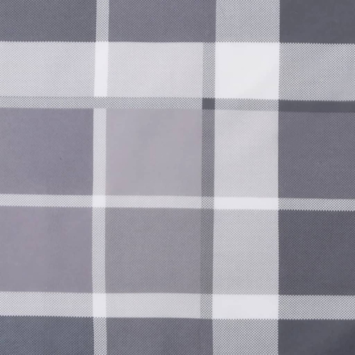 vidaXL Deck Chair Cushion Grey Check Patternx50x4 cm